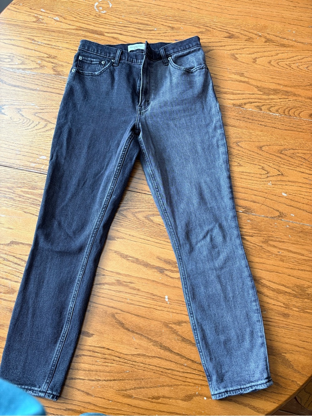 Abercrombie & Fitch Two-Tone Black and Gray Skinny Jeans